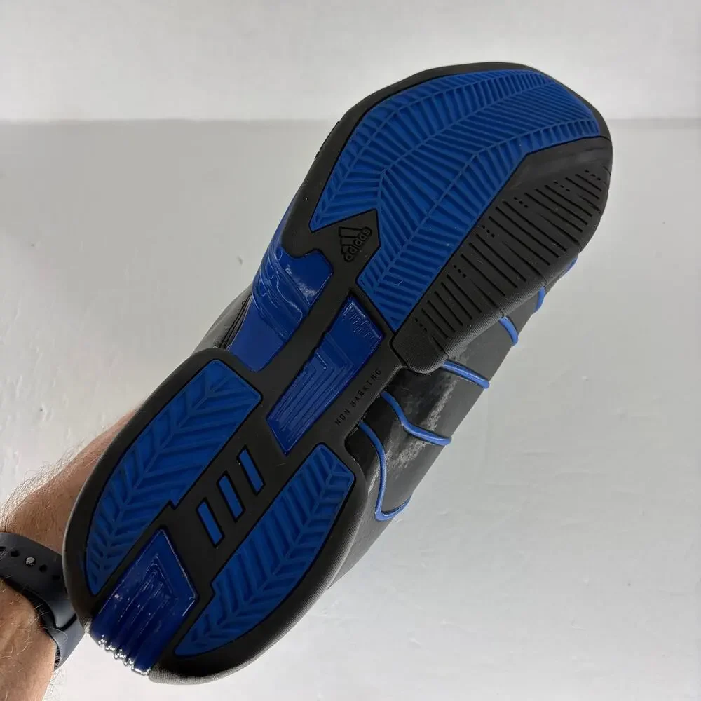 Adidas T-Mac 3 Restomod Black Royal Blue Sz 17 🏀